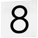 Address White Square Tile