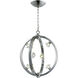 Equinox LED 18 inch Polished Nickel Single Pendant Ceiling Light
