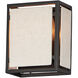 Montauk 2 Light 6.5 inch Black ADA Wall Sconce Wall Light