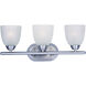 Axis 3 Light 21 inch Polished Chrome Bath Vanity Wall Light