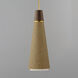 Sumatra 1 Light 7 inch Natural Aged Brass Single Pendant Ceiling Light