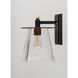 Chalet LED 13 inch Bronze and Gold Outdoor Wall Mount