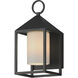 Aldous 1 Light 13.25 inch Black Outdoor Wall Mount