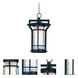 Oakville 1 Light 12 inch Black Oxide Outdoor Hanging Lantern