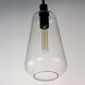 Babylon 1 Light 8 inch Black Single Pendant Ceiling Light