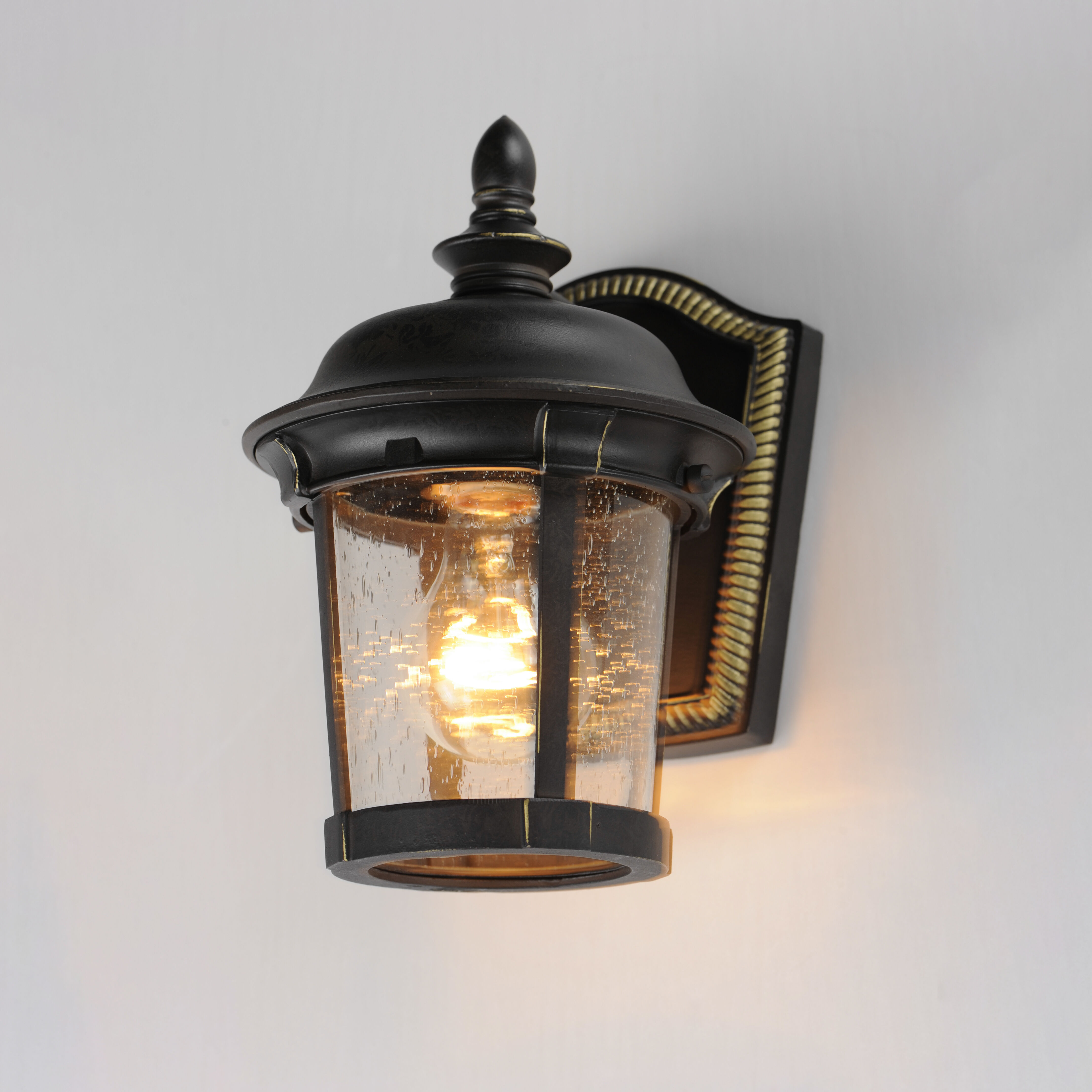 Dover DC 1 Light 10 inch Bronze Outdoor Wall Mount