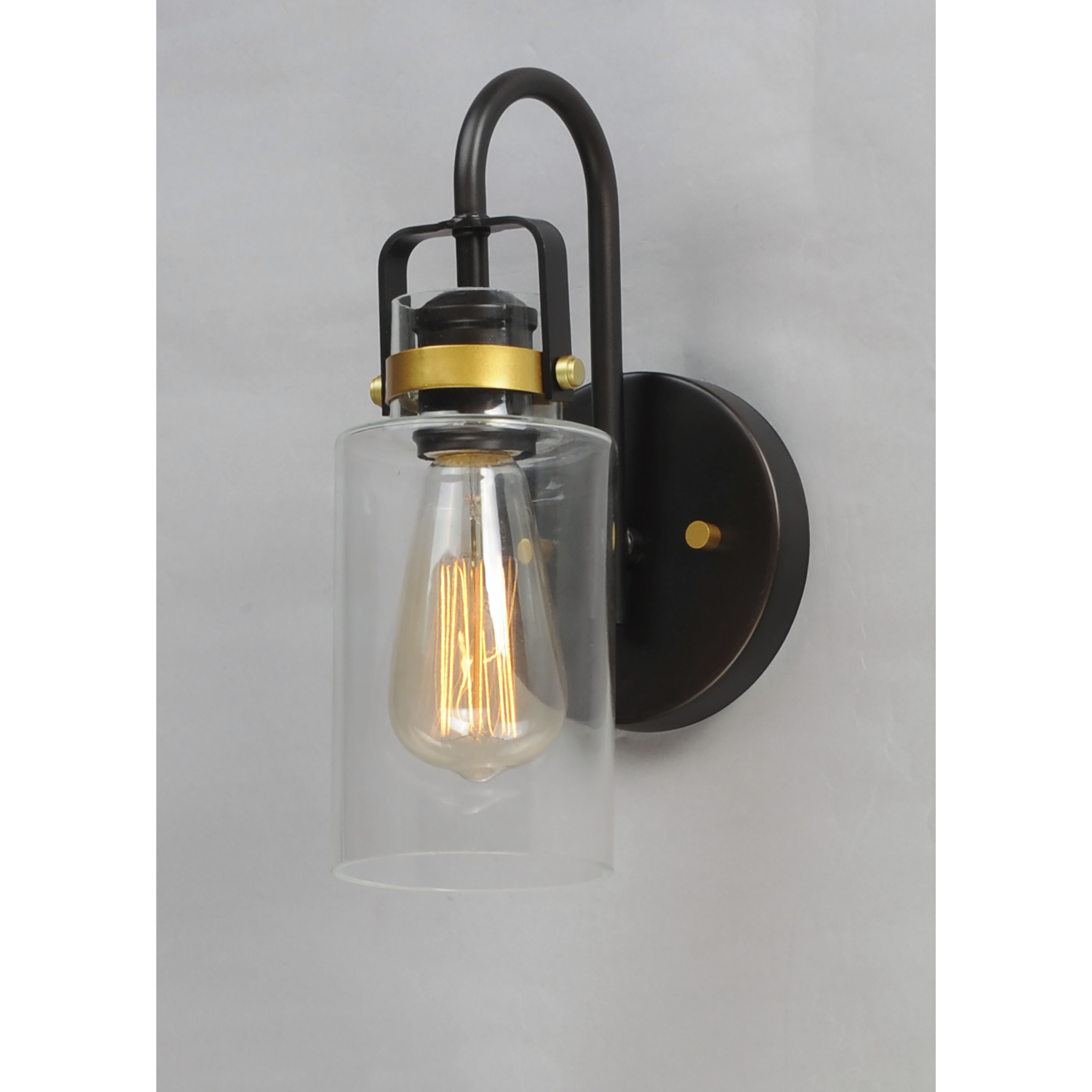 Magnolia 1 Light 5 inch Bronze/Gold Wall Sconce Wall Light