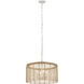 Vannerie 4 Light 20 inch Ecru Single Pendant Ceiling Light