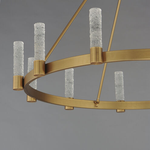 Duchess LED 44 inch Natural Aged Brass Chandelier Ceiling Light