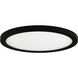Wafer LED 9 inch Black Flush Mount Ceiling Light
