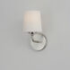 Bristol 1 Light 5 inch Satin Nickel Wall Sconce Wall Light