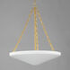 Artemis 6 Light 23.5 inch Natural Aged Brass Entry Foyer Pendant Ceiling Light