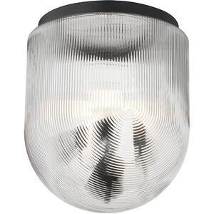 Dune 4 Light 15.75 inch Black Semi-Flush Mount Ceiling Light