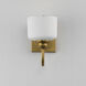 Bisque 1 Light 5.5 inch Natural Aged Brass Wall Sconce Wall Light