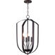 Provident 4 Light 14.5 inch Oil Rubbed Bronze Chandelier Ceiling Light