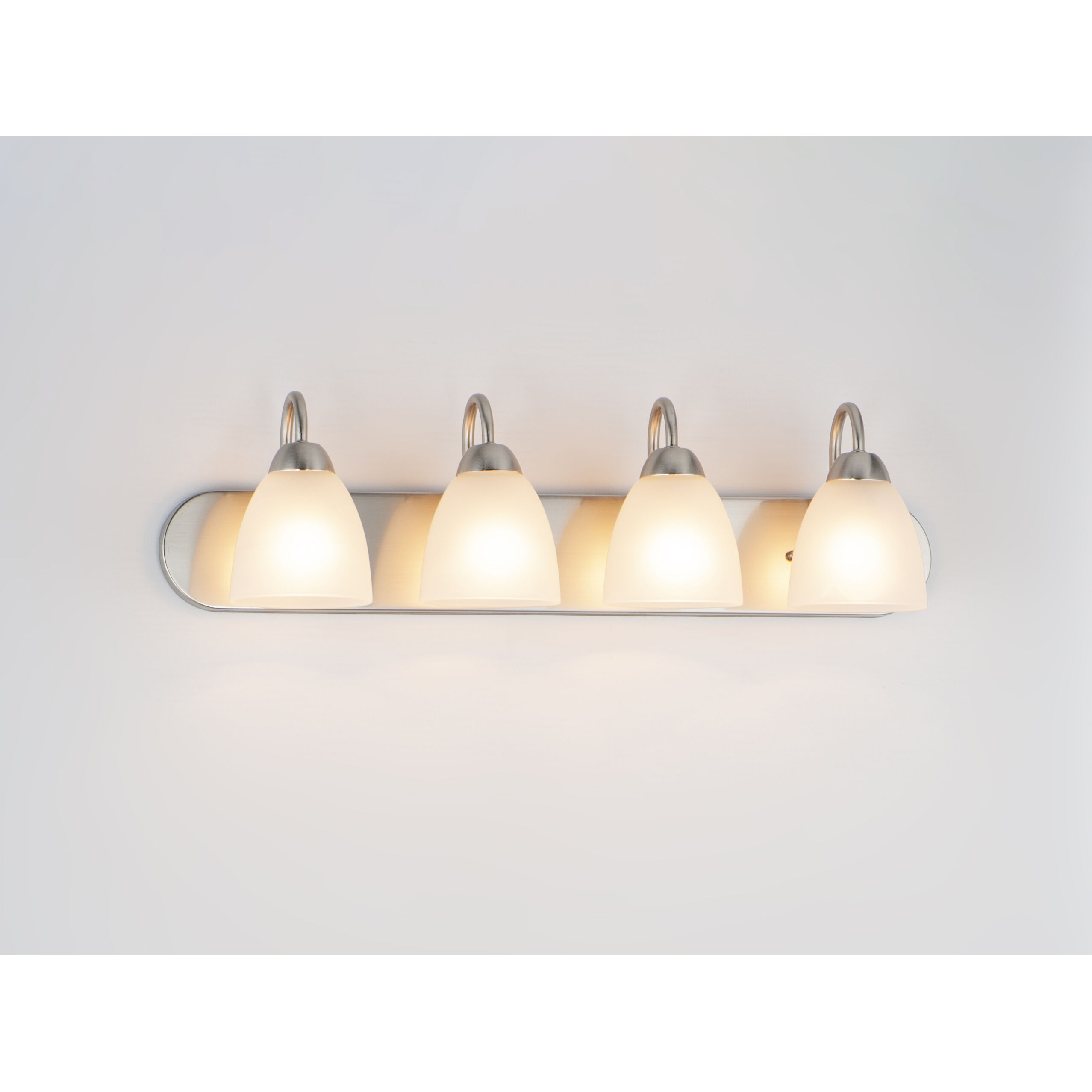 Axis 4 Light 30 inch Satin Nickel Bath Vanity Wall Light