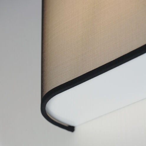 Prime LED 13 inch Black Organza ADA Wall Sconce Wall Light