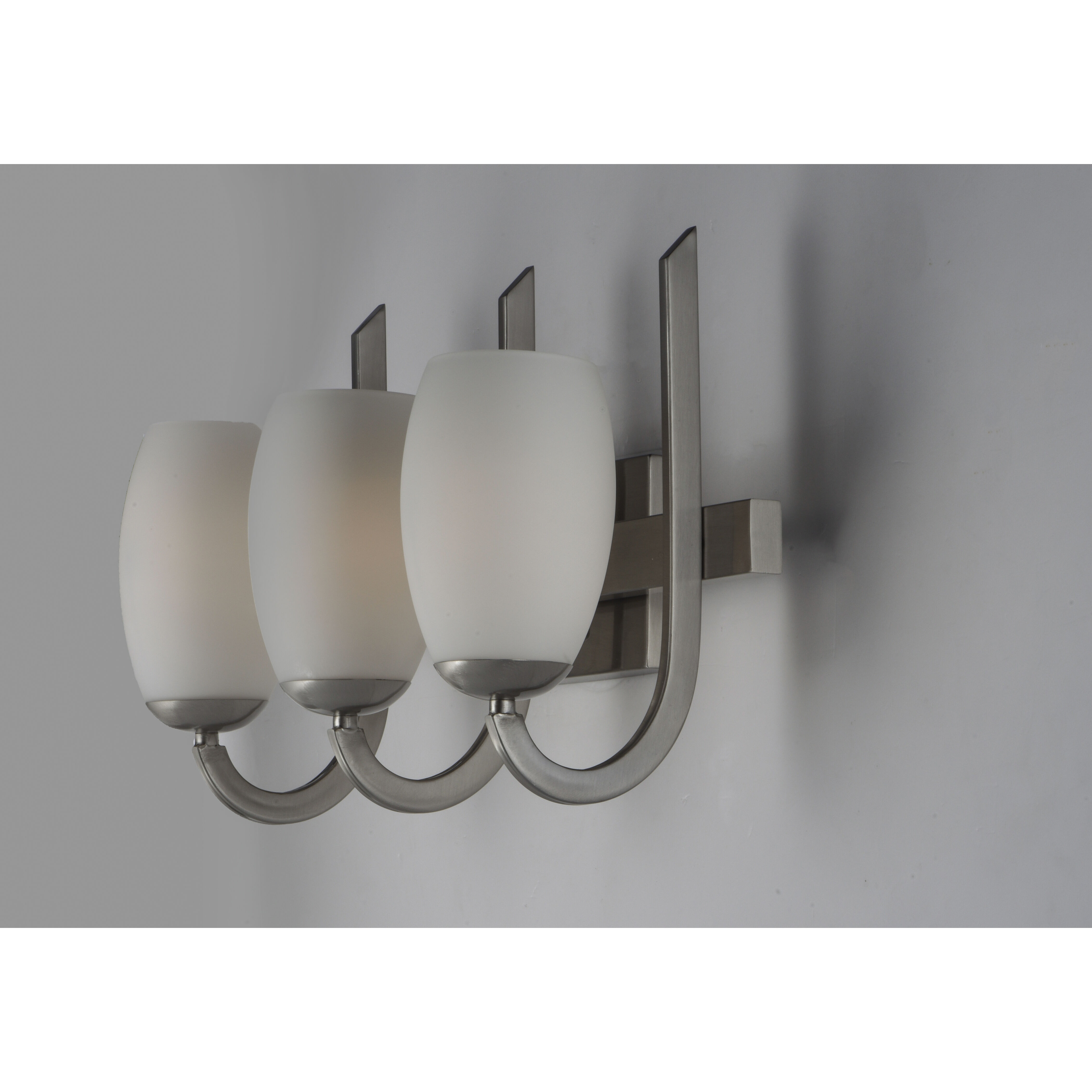 Taylor 3 Light 18 inch Satin Nickel Bath Vanity Wall Light