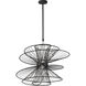 Zeta LED 26 inch Black Suspension Pendant Ceiling Light