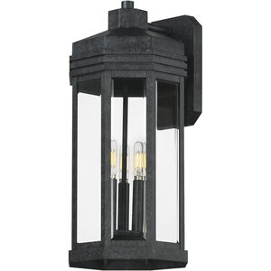 Wright 3 Light 20.5 inch Black Patina Outdoor Wall Mount