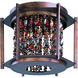 Trinket 3 Light 13.5 inch Chestnut Flush Mount Ceiling Light