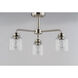 Acadia 3 Light 20 inch Satin Nickel Single-Tier Chandelier Ceiling Light
