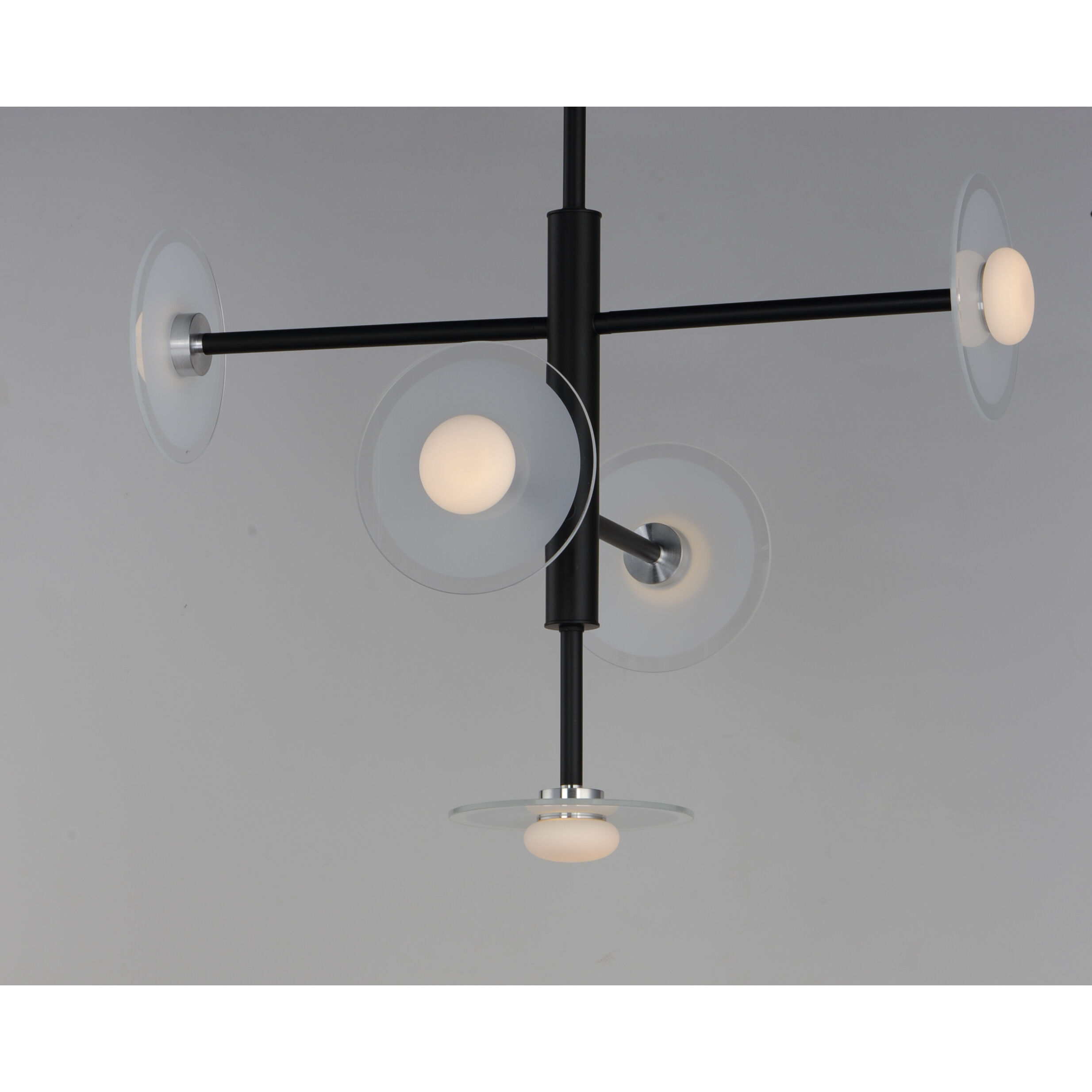 Helio LED 26.5 inch Black Multi-Light Pendant Ceiling Light