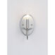 Logan 1 Light 4.5 inch Satin Nickel Wall Sconce Wall Light