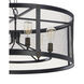 Palladium 5 Light 24 inch Black/Natural Aged Brass Chandelier Ceiling Light in Medium Base Incandescent