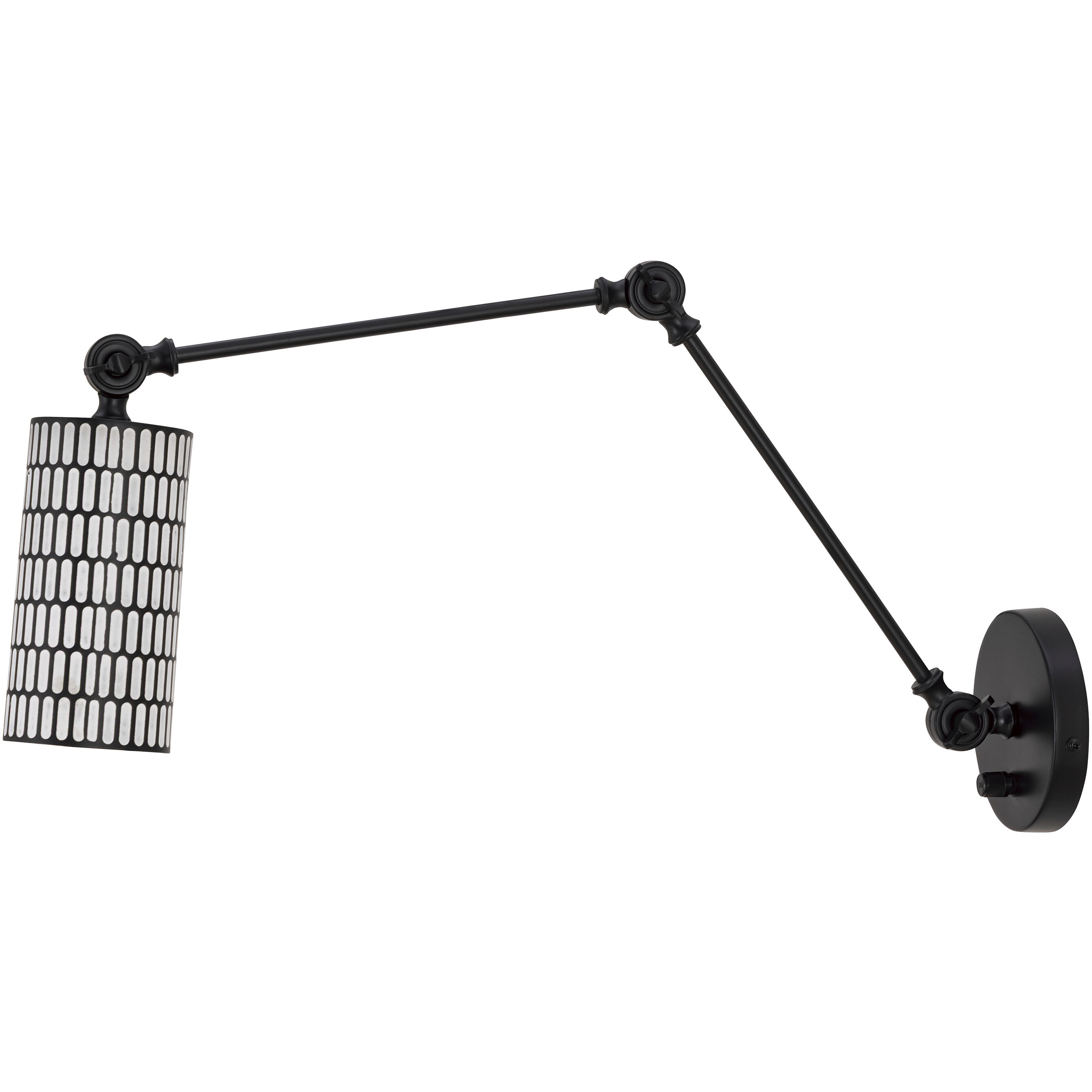 Shaka Wall Sconce Wall Light in Black and White