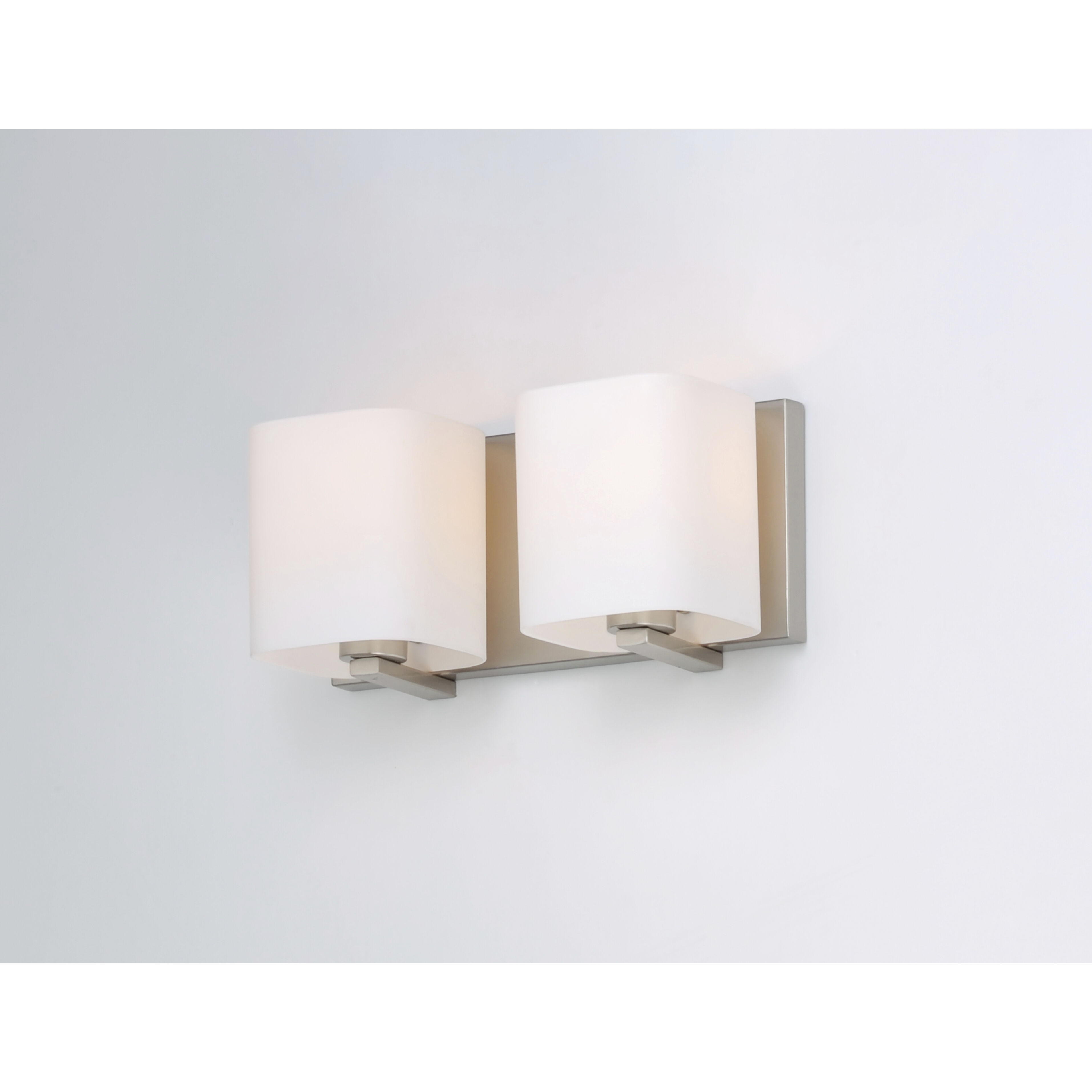 Wrap 2 Light 13 inch Satin Nickel Bath Vanity Wall Light