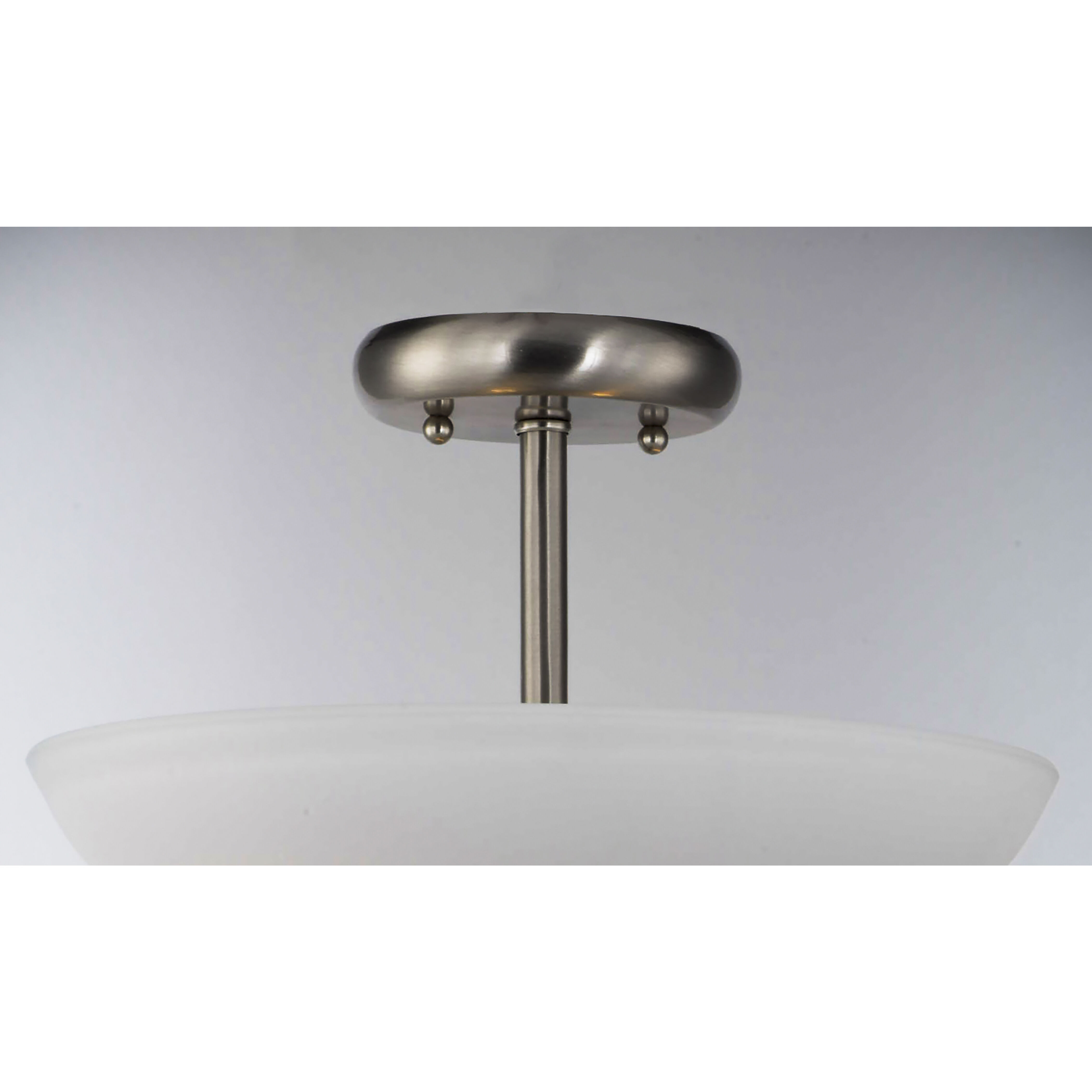 Taylor 2 Light 13 inch Satin Nickel Semi-Flush Mount Ceiling Light