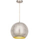 Aurelia 1 Light 10 inch Arctic White Mini Pendant Ceiling Light in Steel ARW