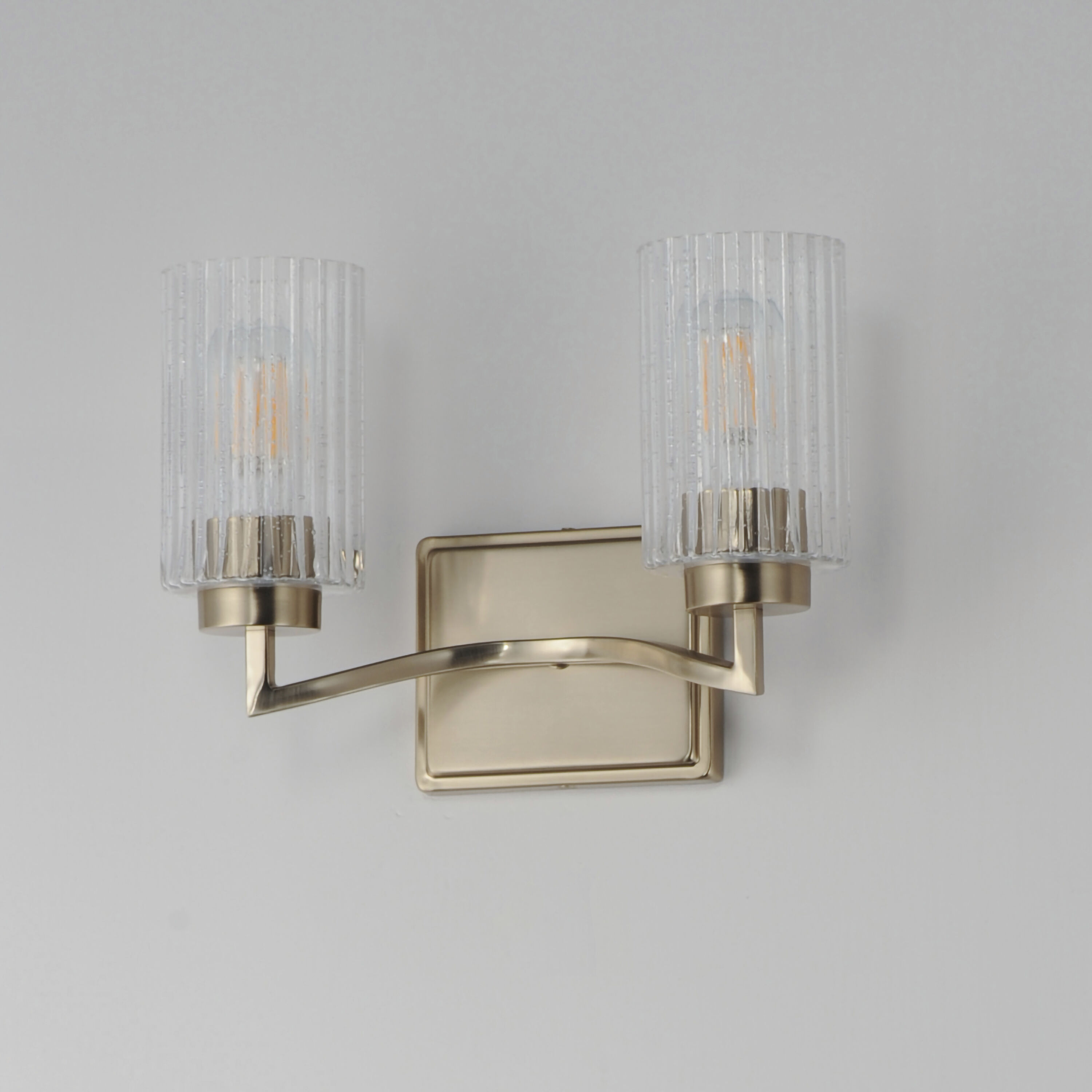 Rigata 2 Light 13.75 inch Satin Champagne Bath Vanity Wall Light