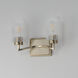 Rigata 2 Light 13.75 inch Satin Champagne Bath Vanity Wall Light