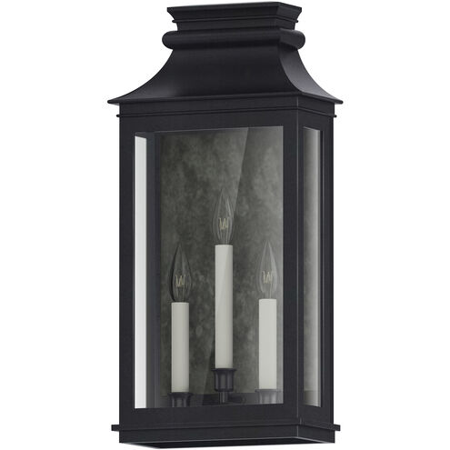 Savannah VX 3 Light 22 inch Black Oxide Outdoor Wall Mount