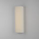 Prime LED 6 inch White Linen ADA Wall Sconce Wall Light