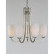 Taylor 5 Light 28 inch Satin Nickel Chandelier Ceiling Light