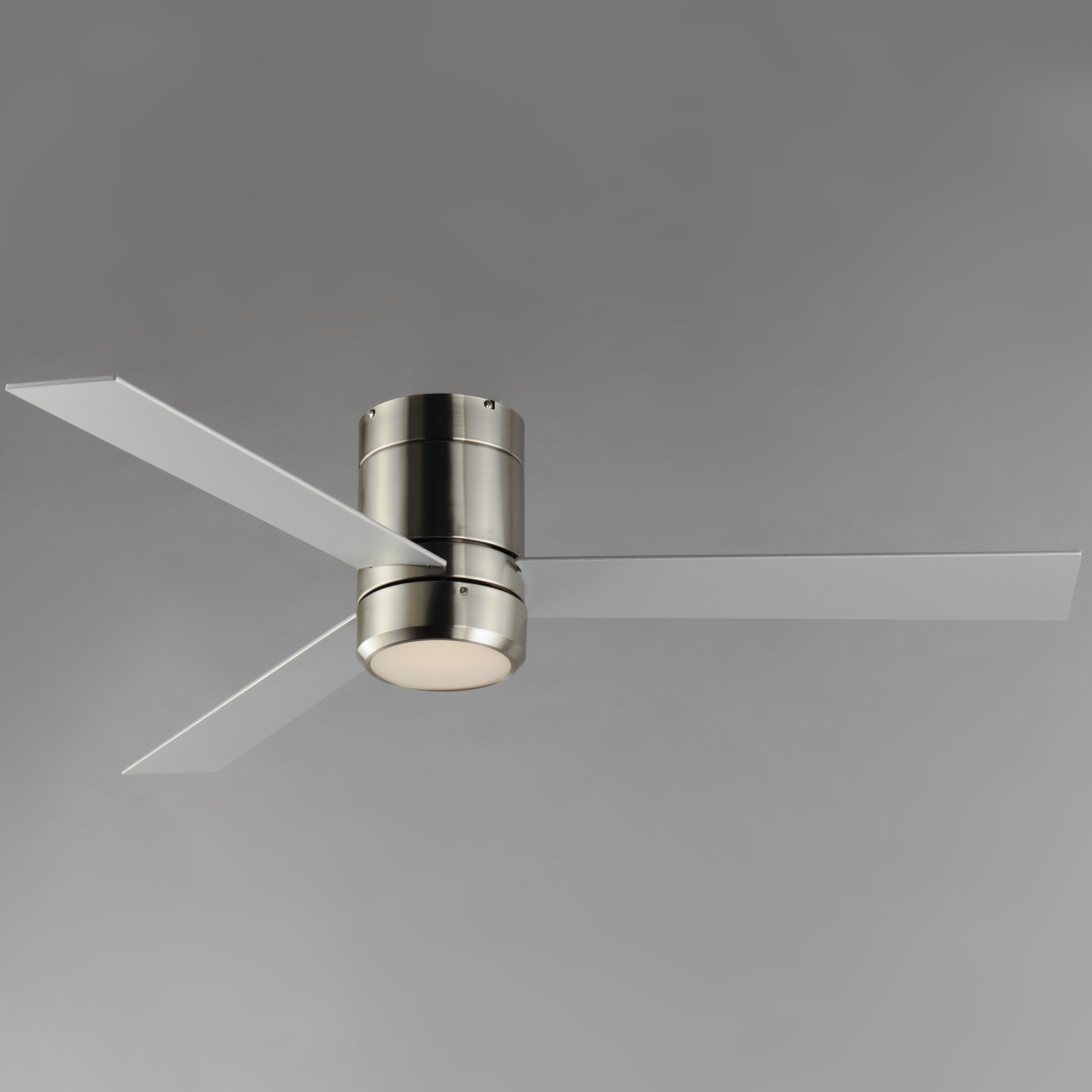 Tanker LED Satin Nickel Ceiling Fan Light Kit, Outdoor Ceiling Fan