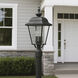 Builder Cast 3 Light 21.25 inch Black Outdoor Pole/Post Mount