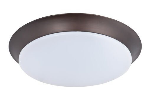 Profile EE LED 12 inch Bronze Flush Mount Ceiling Light