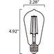 Glow LED ST58 E26 Medium 6 watt 120 2700K Bulb