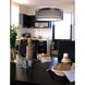 Prime LED 20 inch Satin Nickel Single Pendant Ceiling Light