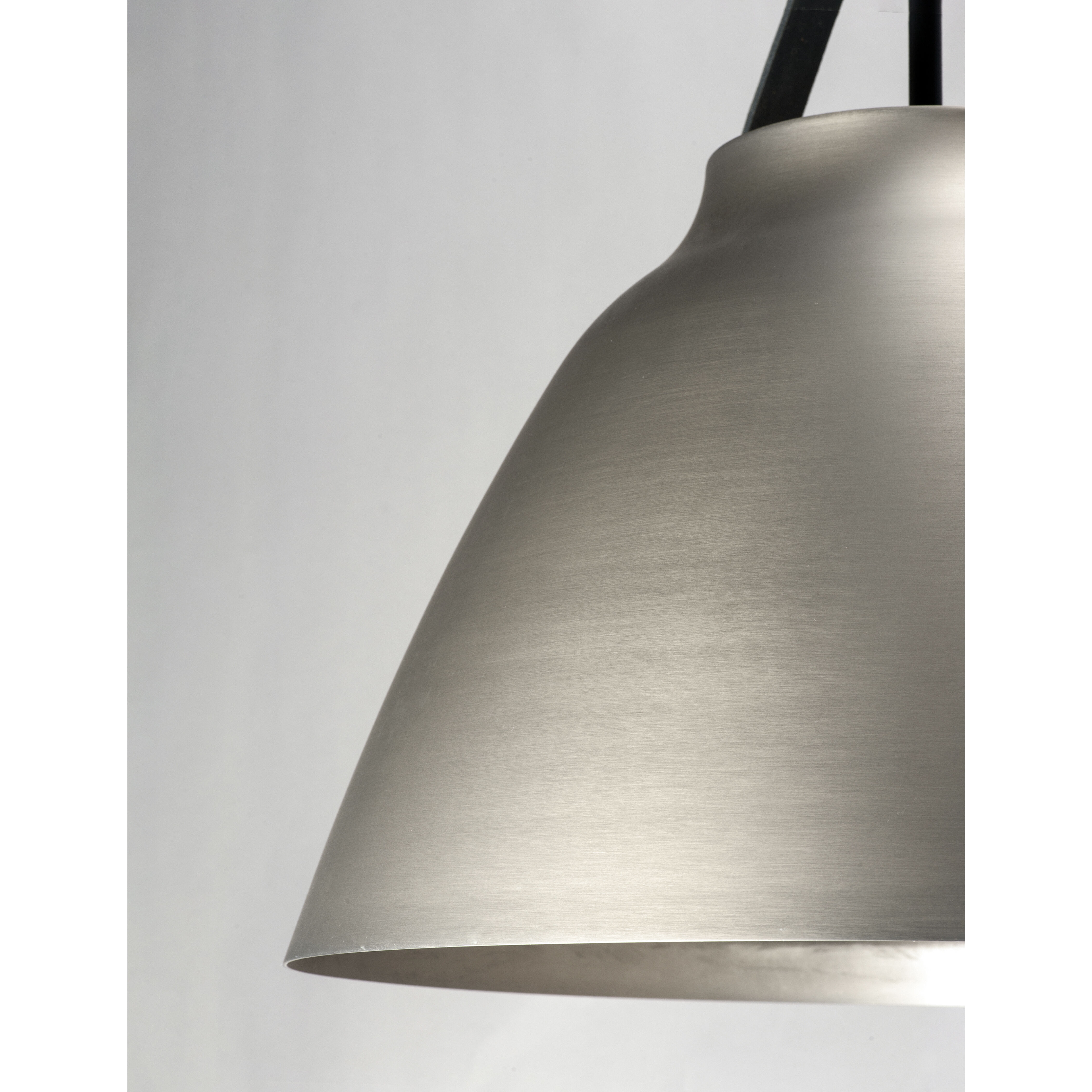Nordic 1 Light 14.25 inch Black/Brushed Platinum Single Pendant Ceiling Light in Black and Brushed Platinum