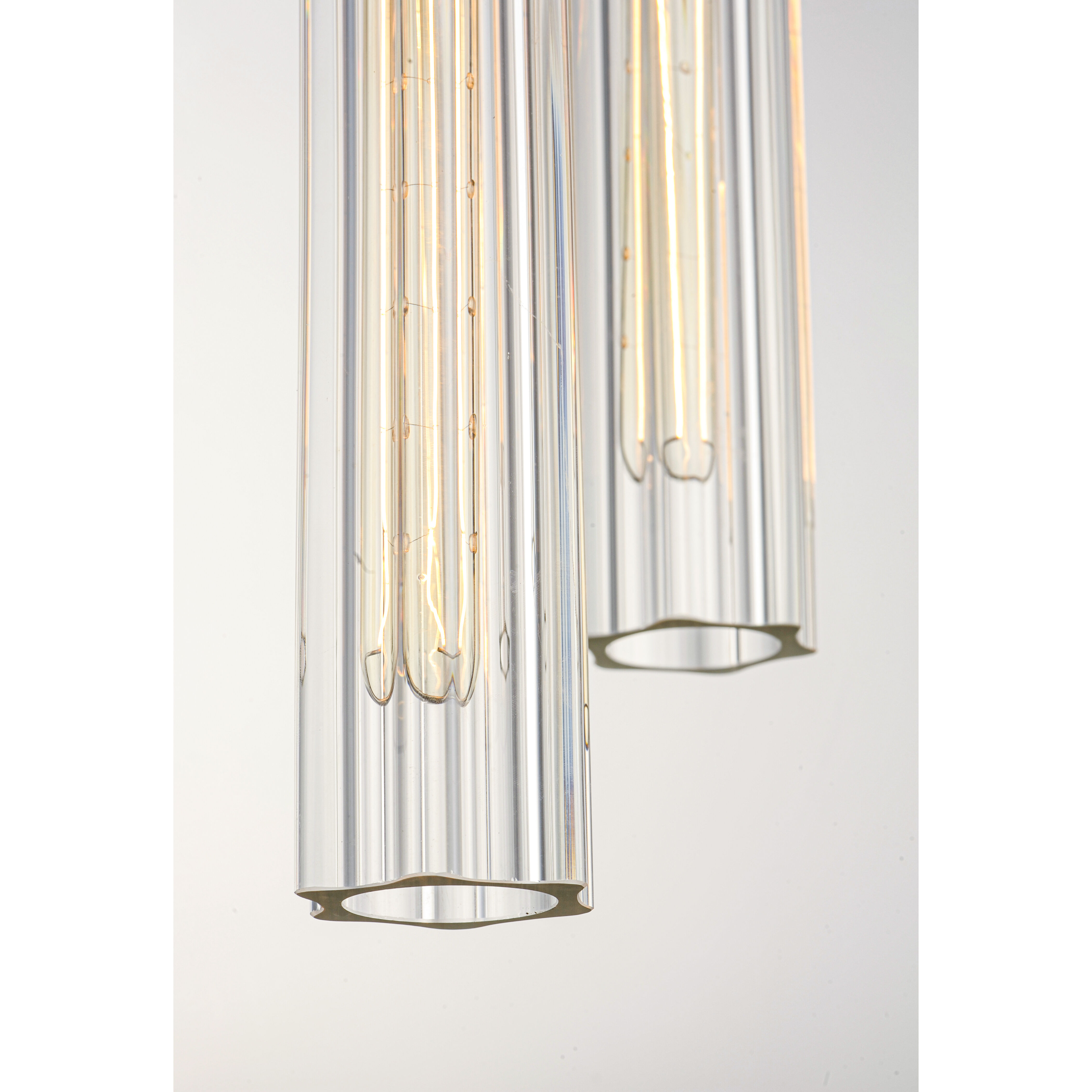 Flambeau 3 Light 13 inch Black/Antique Brass Chandelier Ceiling Light