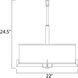 Nexus 4 Light 22 inch Satin Nickel Entry Foyer Pendant Ceiling Light