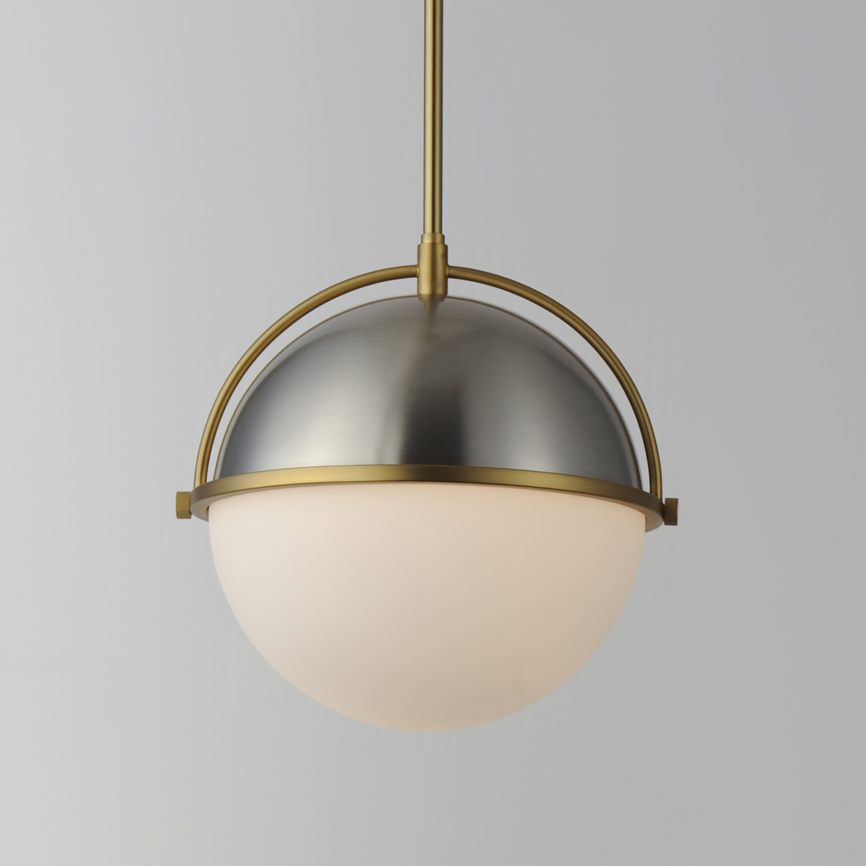 Maxim Duke 12412SWSNSBR Pendant Light Satin Nickel Satin Brass