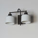 Bisque 2 Light 16 inch Oil Rubbed Bronze Wall Sconce Wall Light