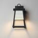Shutters 1 Light 14 inch Black Outdoor Wall Mount