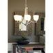Stefan 5 Light 25 inch Satin Nickel Single-Tier Chandelier Ceiling Light